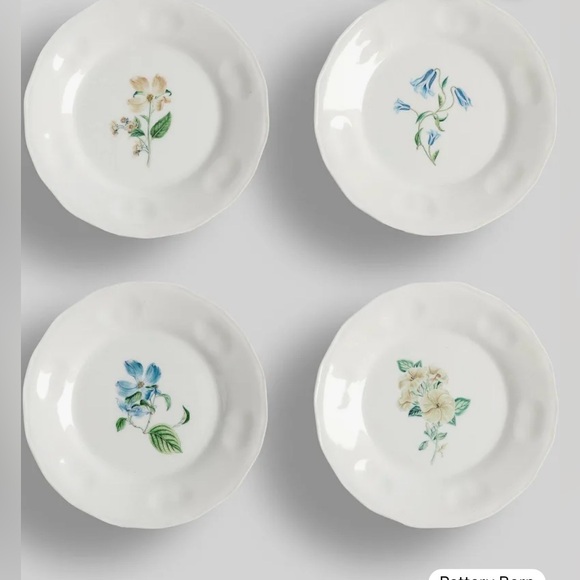 Pottery Barn Other - Pottery Barn & Monique Lhuillier Summer Blossom appetizer plate NWT
